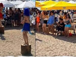 عري ورقص فاضح على شواطئ اللاذقية 