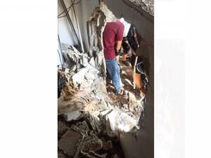 الاجهزة الامنية التابعة لحماس طوقت منزلا غربي منطقة خان يونس حيث وقع الانفجار 