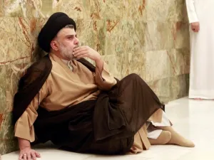 الزعيم الشيعي مقتدى الصدر 