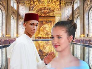 الأمير مولاي الحسن - الأميرة ليونور 