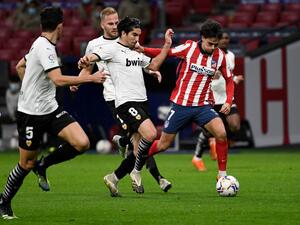 معلق مباراة أتلتيكو مدريد وفالنسيا (المصدر: أ ف ب)