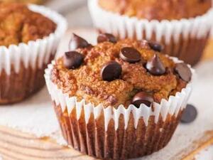 فطائر الموز بدقيق اللوز السريعة