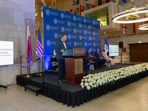 Georgetown Ceremony at QF Celebrates Newest Graduates of the International Executive Master’s in Emergency & Disaster Management