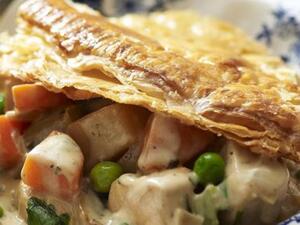 وصفة فطيرة الدجاج بالخضار