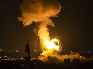 قصف اسرائيلي على قطاع غزة