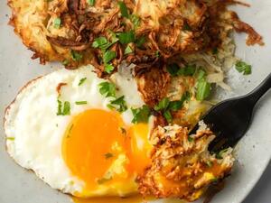 هاش براون في المقلاة الهوائية 