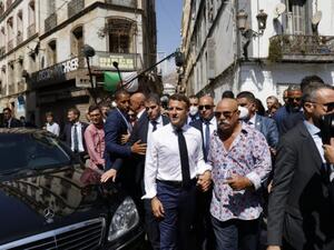 احتجاجات في وهران ضد زيارة ماكرون