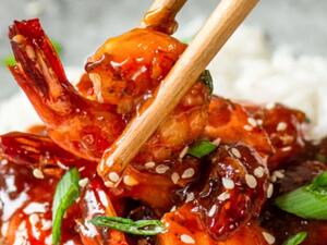 جمبري حلو وحامض في 10 دقائق 