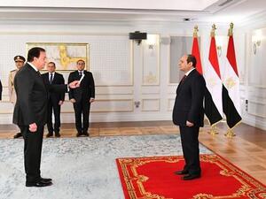 أداء اليمين الدستورية أمام الرئيس المصري