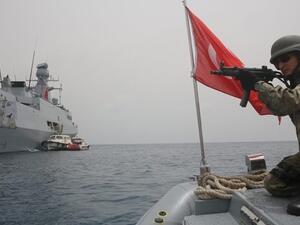 مواجهة بحرية مسلحة في بحر ايجة