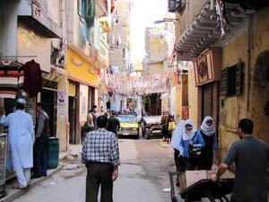 حريق ضخم بحارة اليهود في القاهرة