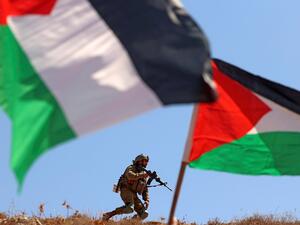 The Palestinian flag