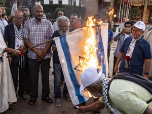 Rabat protests against Israel 
