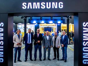 "سامسونج إلكترونيكس" تحتفل مع زبائنها في معرضها في منطقة المقابلين