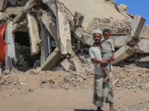 Destruction in Yemen 