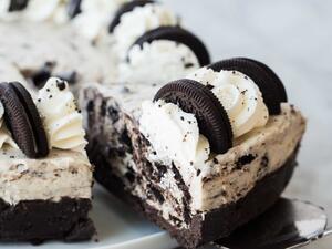 أفضل فطيرة شوكولاتة بدون خبز بالأوريو