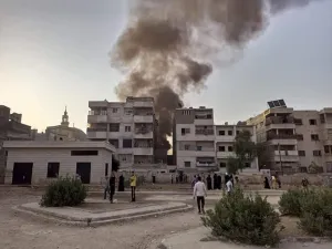 سقوط مروحية سورية
