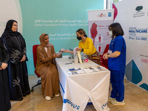 Her Excellency Sheikha Hind Donates Blood to Kick off Doha Healthcare Week