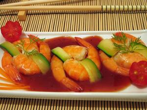 روبيان حلو وحامض