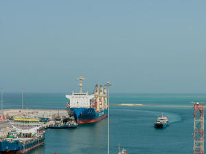 AD Ports Group Welcomes First International Shipment at Mugharraq Port 
