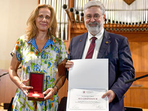 American University of Beirut Medal Honors  The Late Trustee Emeritus Ali Ghandour
