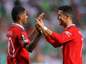 مانشستر يونايتد يتفوق على أومونيا نيقوسيا (المصدر: أ ف ب)