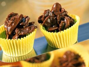 وصفات للهالوين: كعكات رقائق الذرة بالشوكولاتة