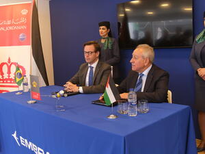 Royal Jordanian Airlines to introduce 10 new Embraer E2 Jets into its fleet within the coming several years