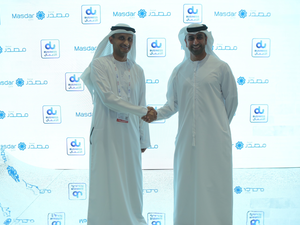 دو تبرم مذكرة تفاهم مع مدينة مصدر  لتأسيس مركز تميز  لتقنية الجيل الخامس ونشر تقنية إنترنت الأشياء