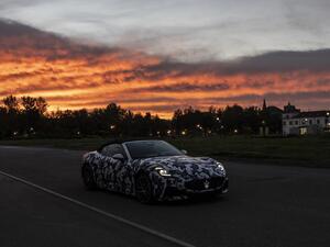 The first images of the new Maserati GranCabrio prototype