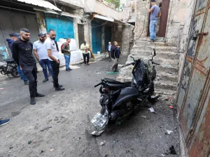 اغتيال الشهيد تامر الكيلاني بواسطة دراجة نارية مفخخة في البلدة القديمة بنابلس