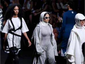 زينب حمود من أسبوع الموضة العربي