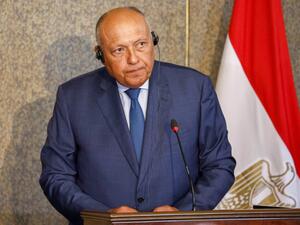  وزير الخارجية المصري سامح شكري