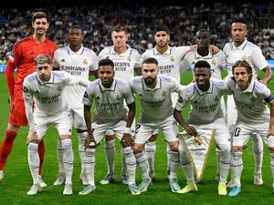 فريق ريال مدريد (المصدر: أ ف ب)