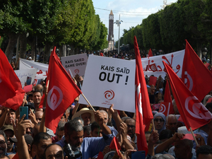 Protest in Tunisia