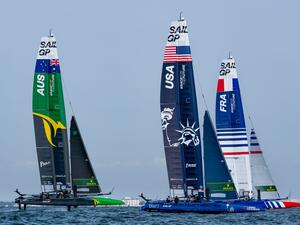 Inaugural Dubai Sail Grand Prix, presented by P&O Marinas, delivers sustainability progress by partnering with Aggreko to implement the largest solar power array in its history