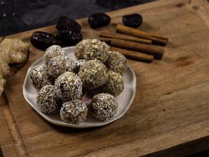 ترافل الزنجبيل بالشكولاتة 