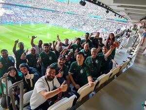 Hyundai Motor Company hosts a Saudi delegation to watch Argentina VS Saudi Arabia match