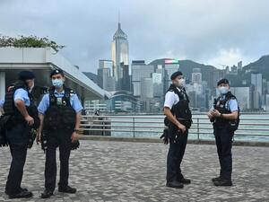 عناصر من الشرطة الصينية (أ ف ب)