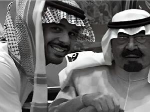 الأمير فهد مع جده الملك عبد الله بن عبد العزيز