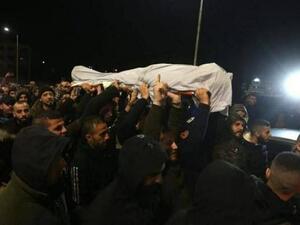 جنازة الطفلة جنى مجدي عصام عساف زكارنة