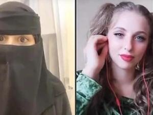 حلا تخلع حجابها ونقابها في بثٍ مباشر على تيك توك 