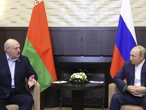 صورة ارشيفية لبوتين مع لوكاشنكو