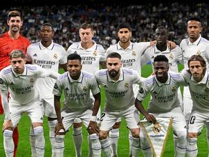 فريق ريال مدريد (المصدر: أ ف ب)
