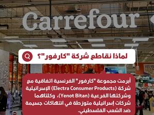  مجموعة "كارفور" تنتفع من الاستعمار والأبارتهايد الإسرائيلي