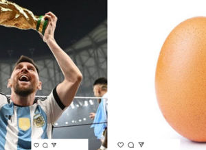 ميسي يتفوق على بيضة
