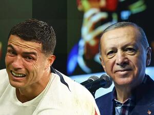 أردوغان حزين على رونالدو