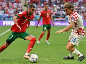 معلق مباراة المغرب وكرواتيا اليوم السبت 17 ديسمبر في كأس العالم قطر 2022