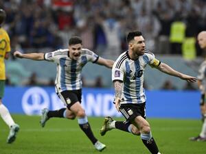 الأرجنتين تتخطى الكنغر الأسترالي بصعوبة وتصل للدور ربع النهائي في كأس العالم 