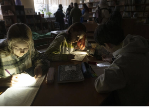 A library in Ukraine 